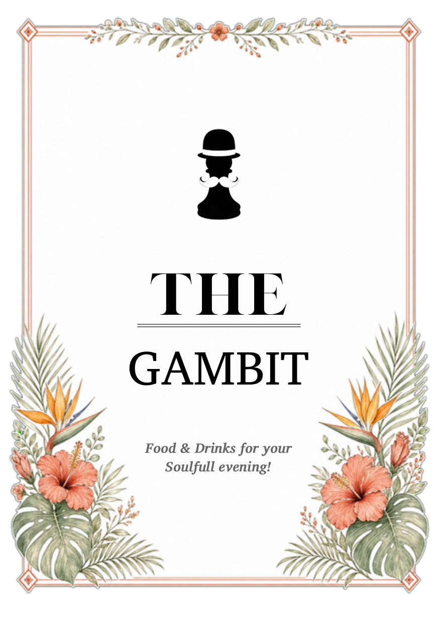 Aktuelle Speisekarte der Gambit Soulkitchen & Bar – PDF öffnen
