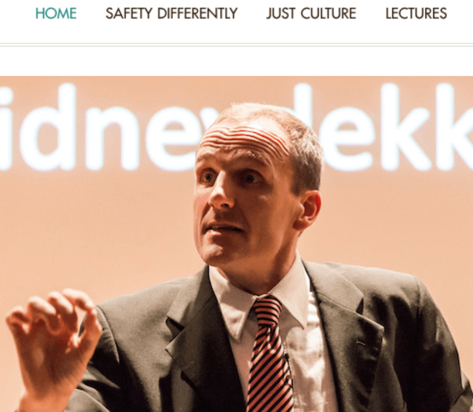 Sydney Dekker, Just Culture, Sicherheitskultur, Fehlerkultur,