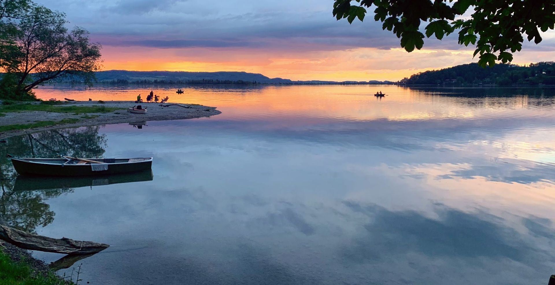 Kochelsee Sonnenuntergang