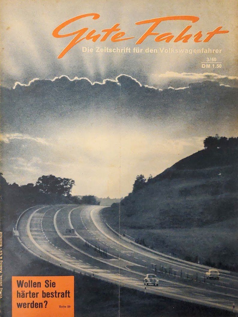 Titel Gute Fahrt Die Zeitschrift für Volkswagenfahrer 03_1960