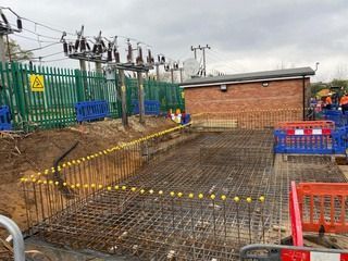 Honington Primary — precast fire protection walls installed