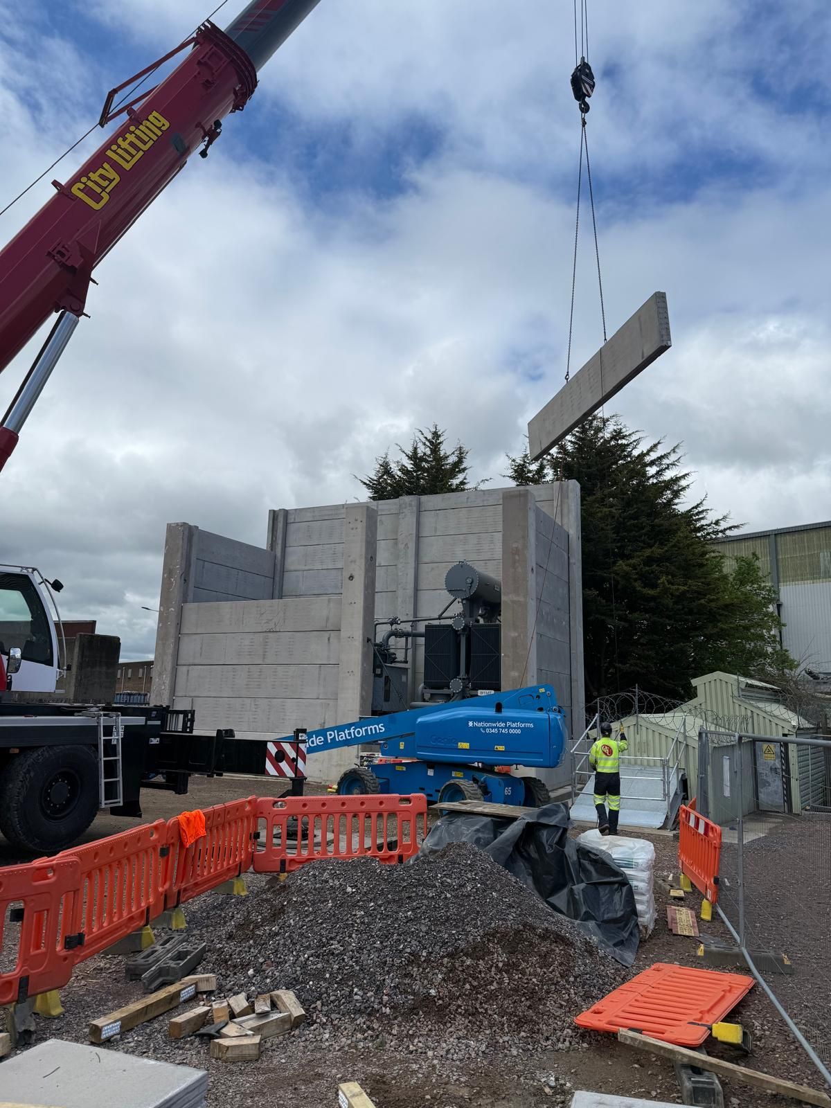Site condition on arrival