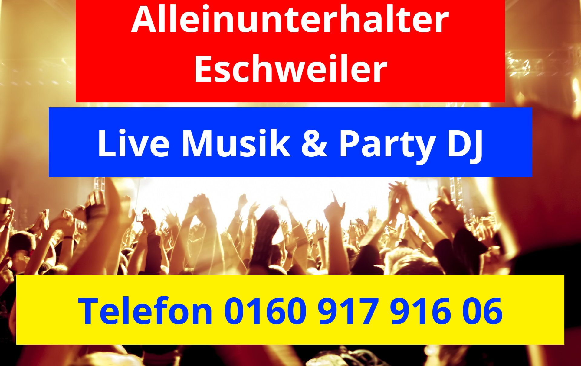 Alleinunterhalter Eschweiler und DJ Eschweiler - Live Musik und DJ