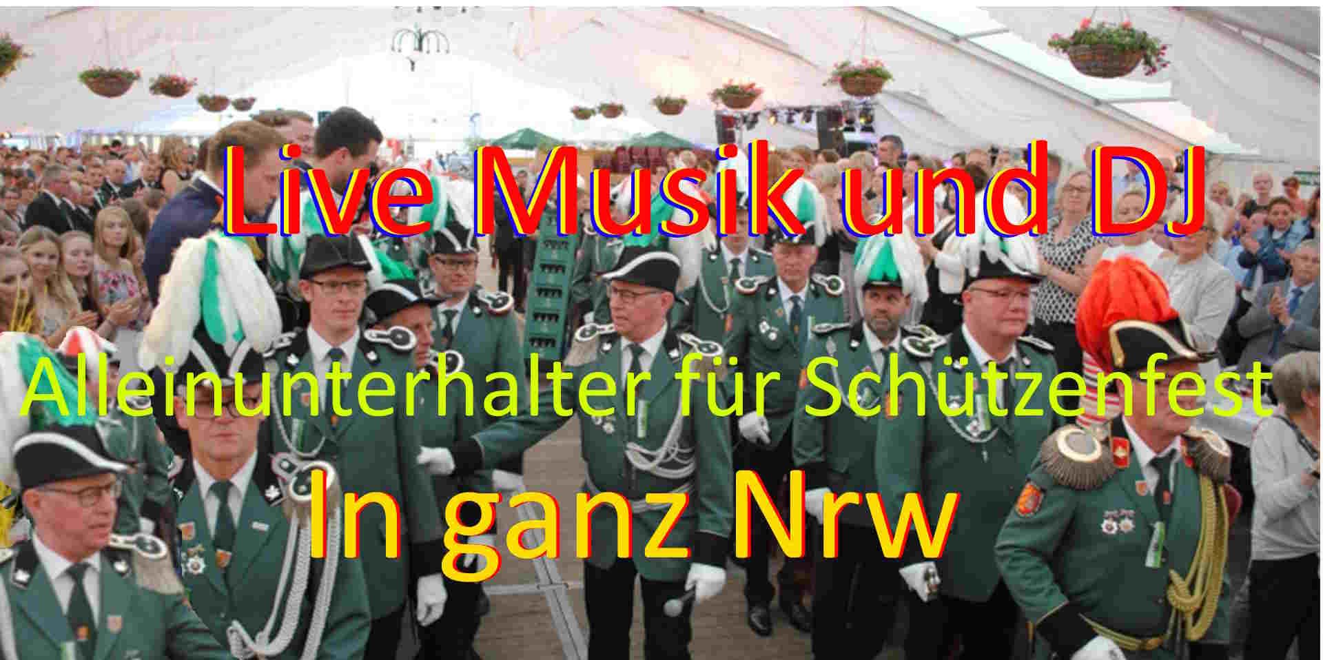 Keyboarder Karl Super als Alleinunterhalter auf Schützenfesten für Stimmung mit Live-Musik und DJ