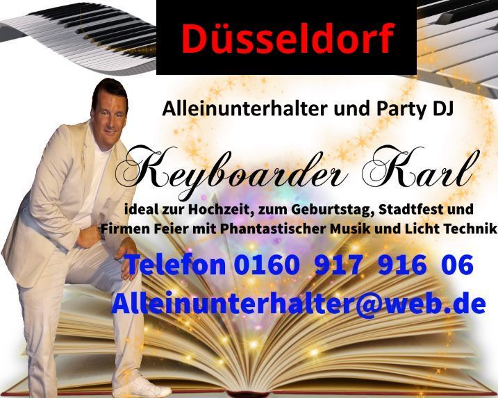 Alleinunterhalter Düsseldorf und Party DJ Düsseldorf