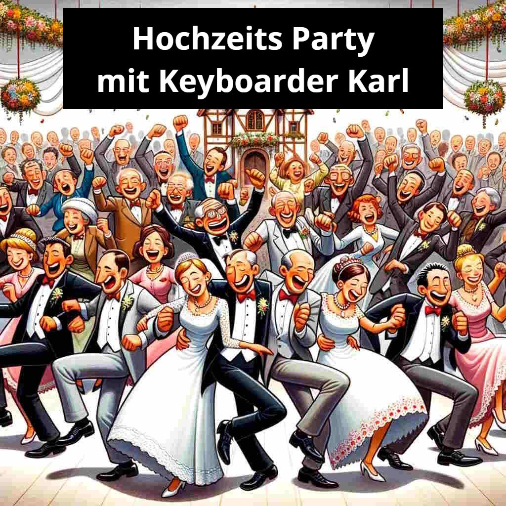 Phantastische Hochzeits Party mit Keyboarder Karl im Kreis Heinsberg