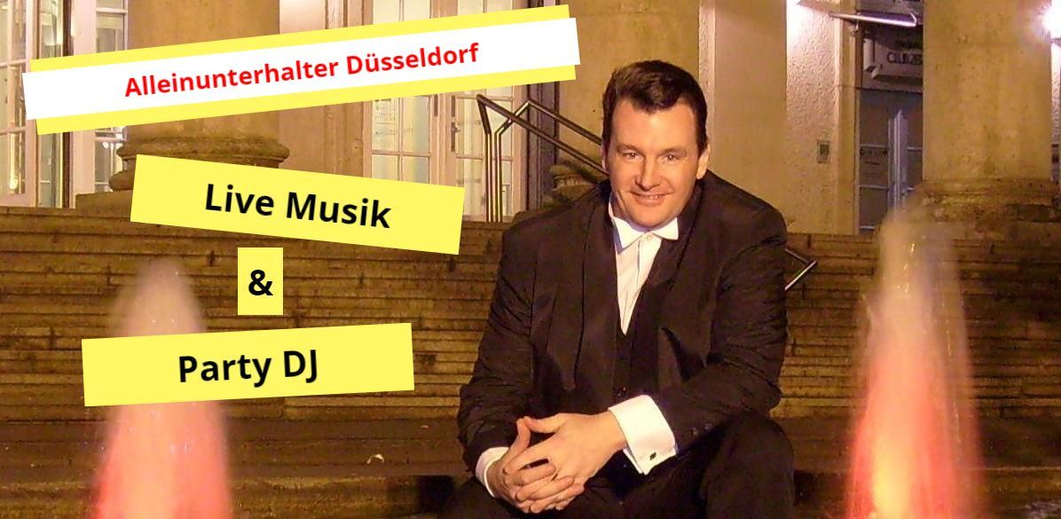 Alleinunterhalter Düsseldorf - DJ Duesseldorf - 2 Berufe aus einer Hand
