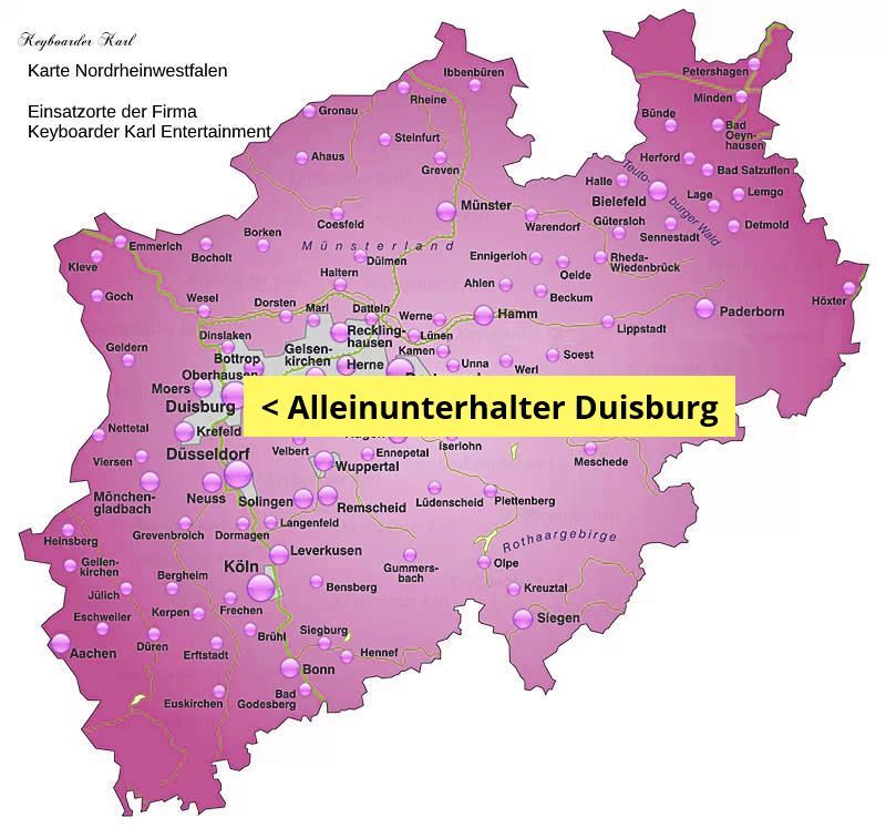 Alleinunterhalter Duisburg und Party DJ Duisburg - Live Musik und DJ zum Festpreis