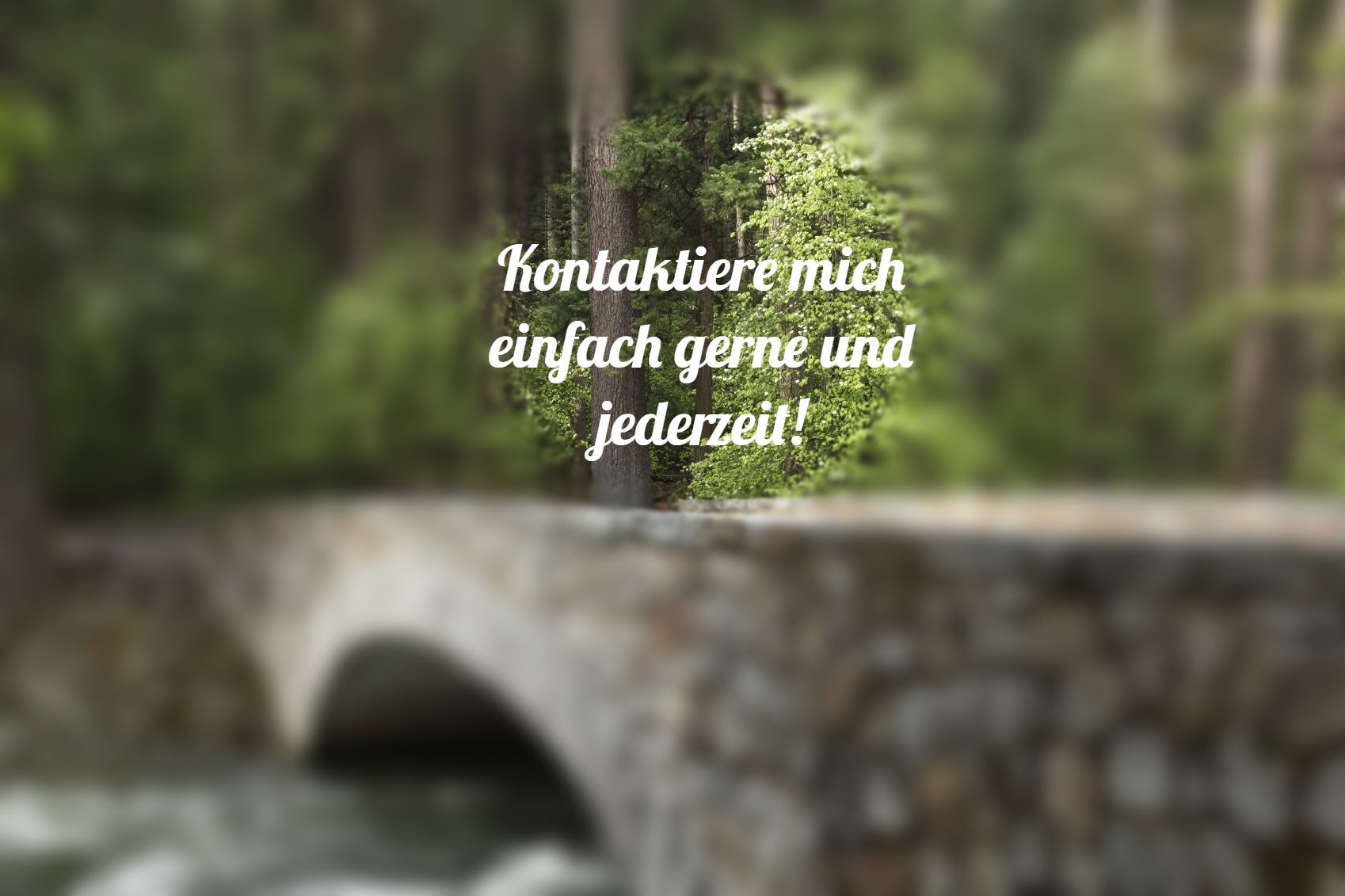 Kontaktiere  mich gerne jederzeit!