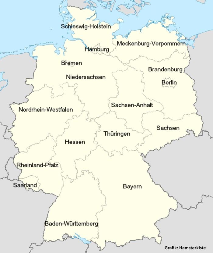 An deutschland hauptstadt angrenzende länder mit Welche Anrainerstaaten
