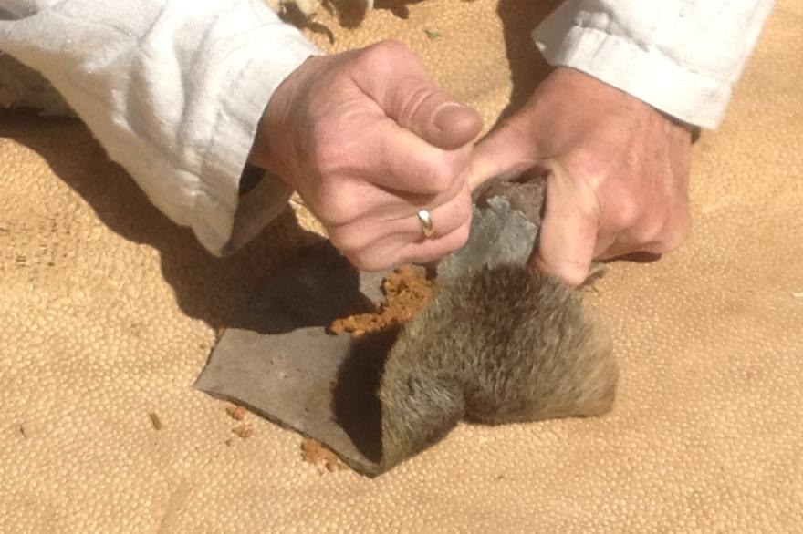 Feuermachen wie in der Steinzeit