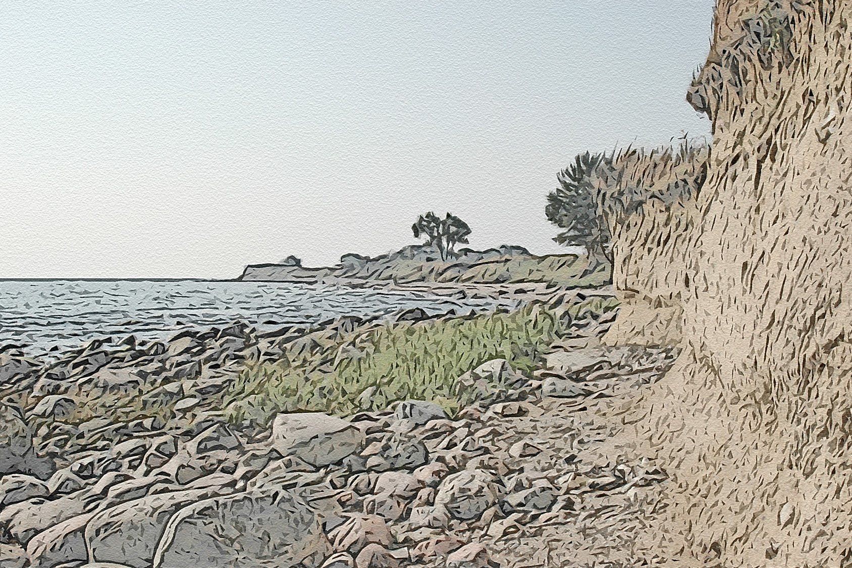 Strand und Küste der Ostseeinsel Fehmarn