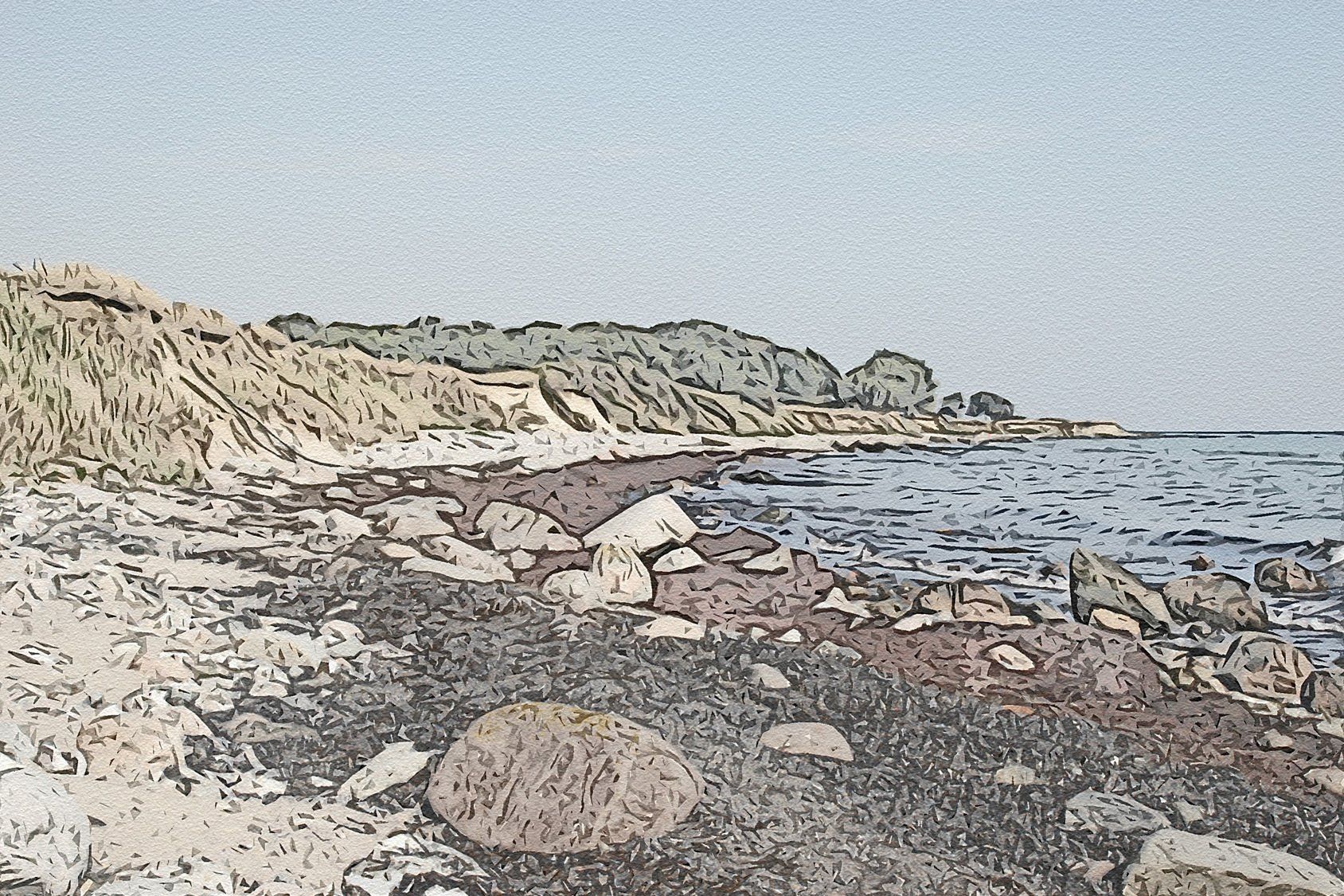 Strand und Küste der Ostseeinsel Fehmarn