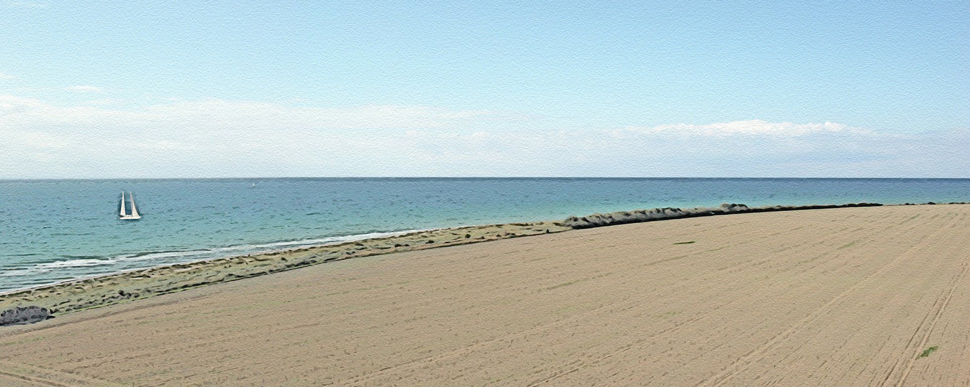 Strand und Küste der Ostseeinsel Fehmarn