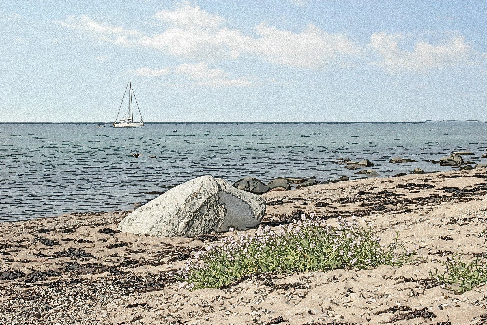 Strand und Küste der Ostseeinsel Fehmarn