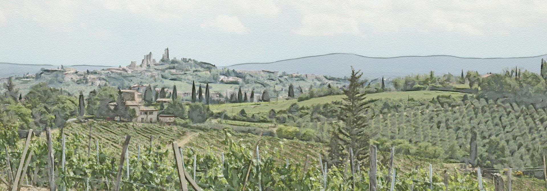 Landschaften der Toskana