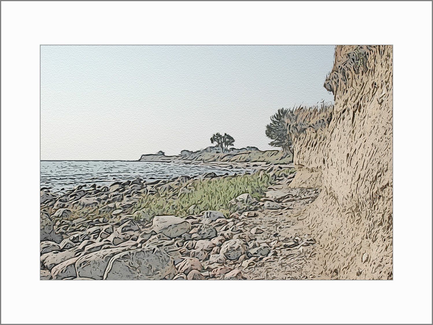 Strand und Küste der Ostseeinsel Fehmarn