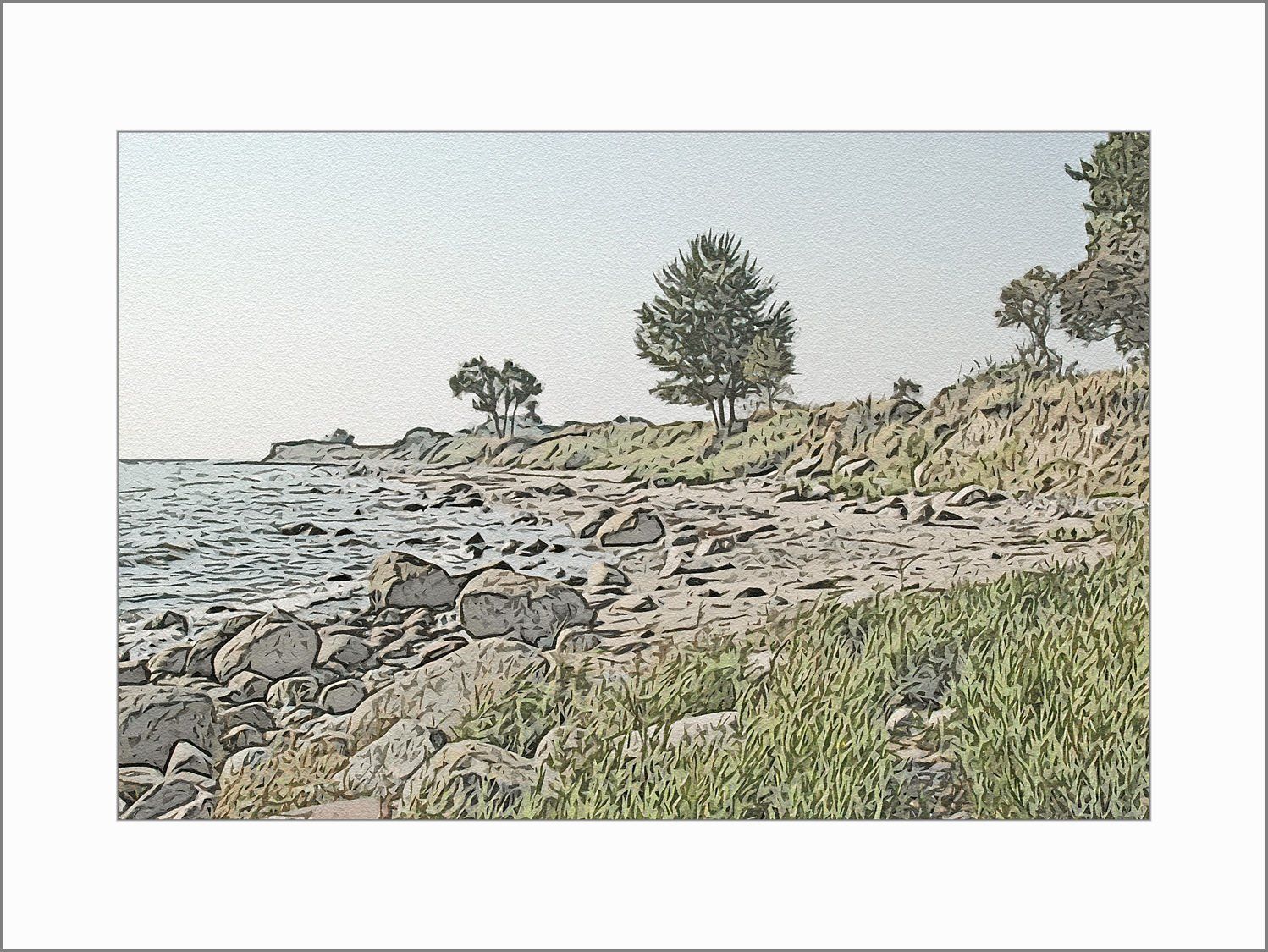 Strand und Küste der Ostseeinsel Fehmarn