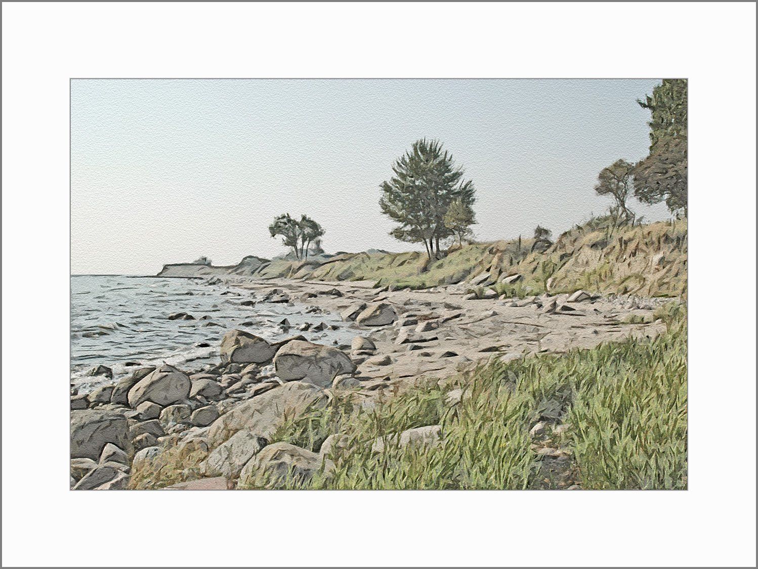 Strand und Küste der Ostseeinsel Fehmarn