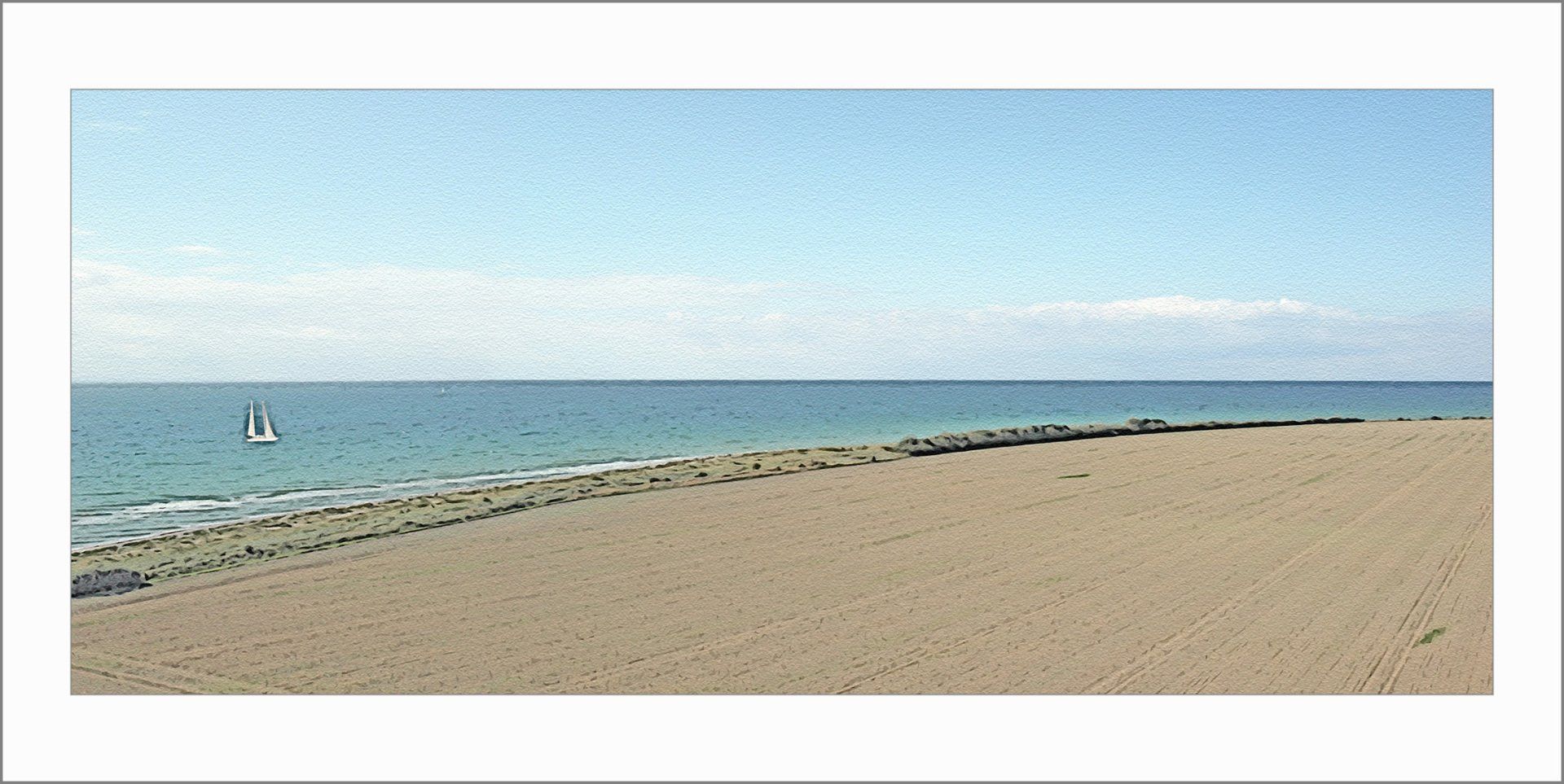 Strand und Küste der Ostseeinsel Fehmarn