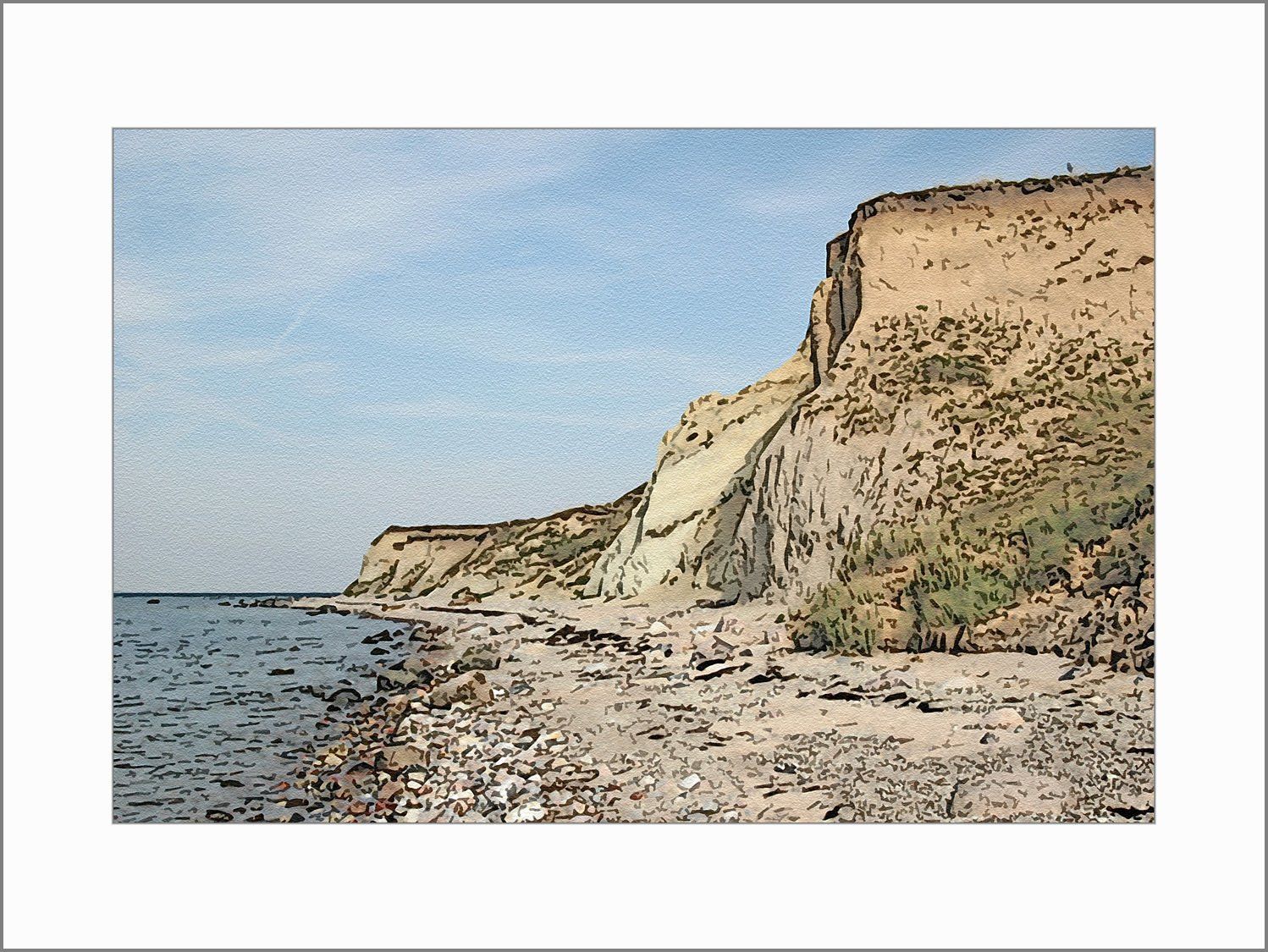 Strand und Küste der Ostseeinsel Fehmarn