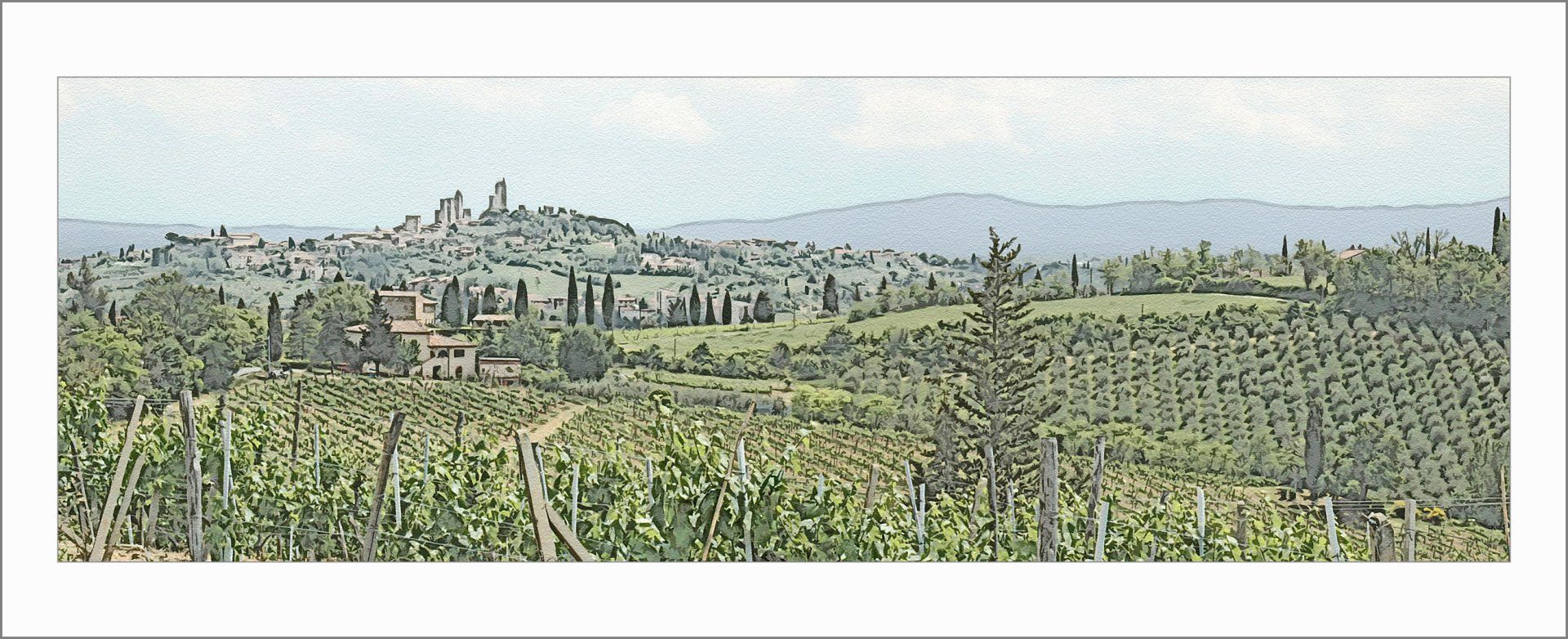 Landschaften der Toskana