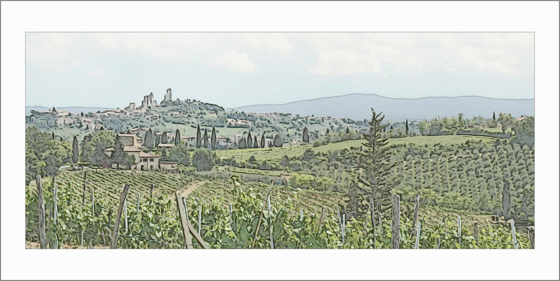 Landschaften der Toskana