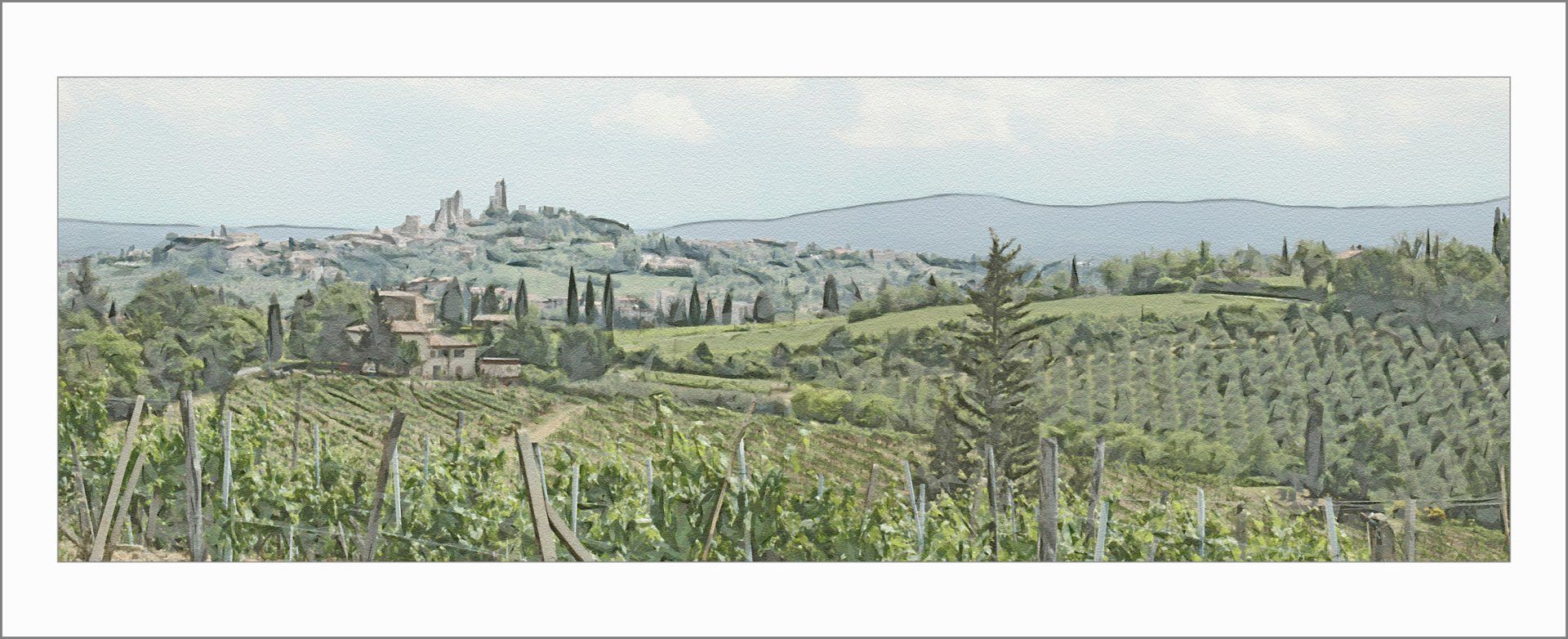 Landschaften der Toskana