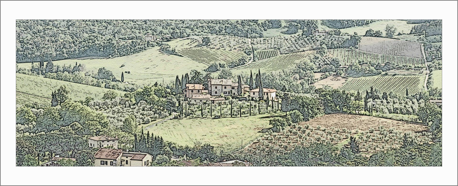 Landschaften der Toskana