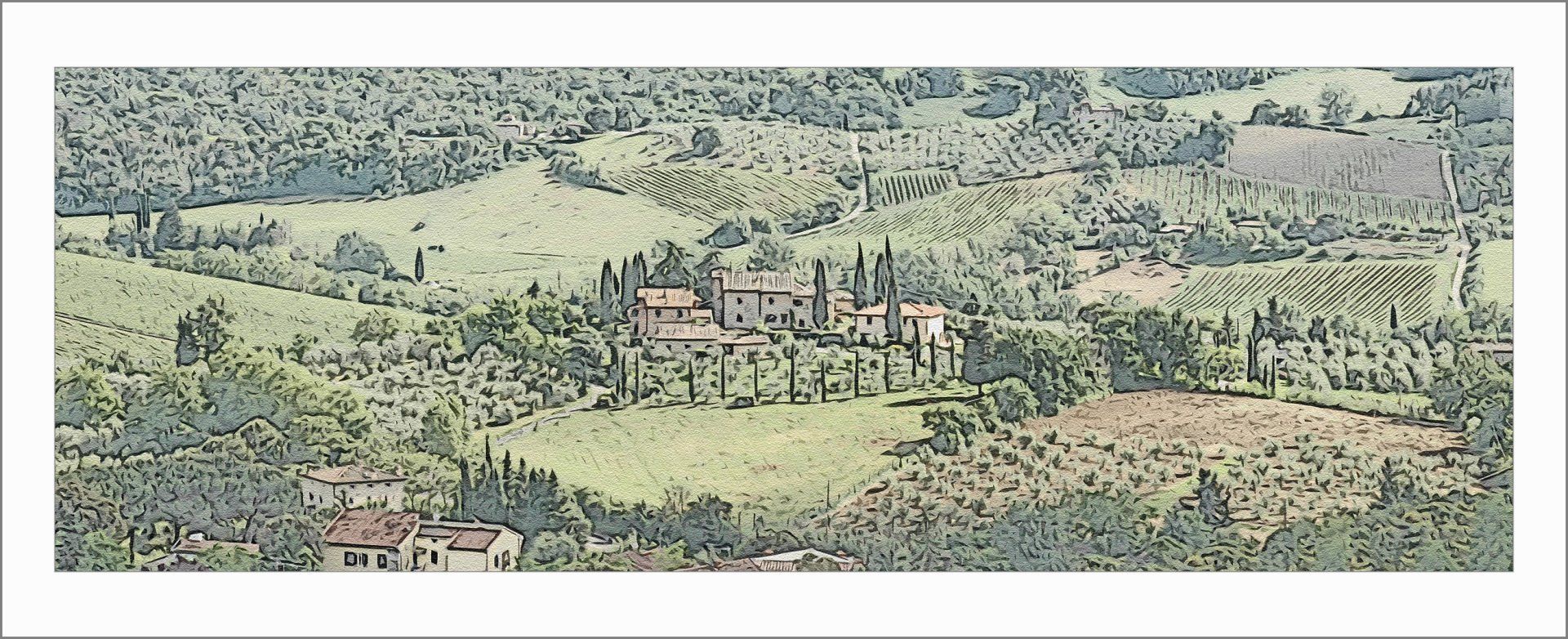 Landschaften der Toskana