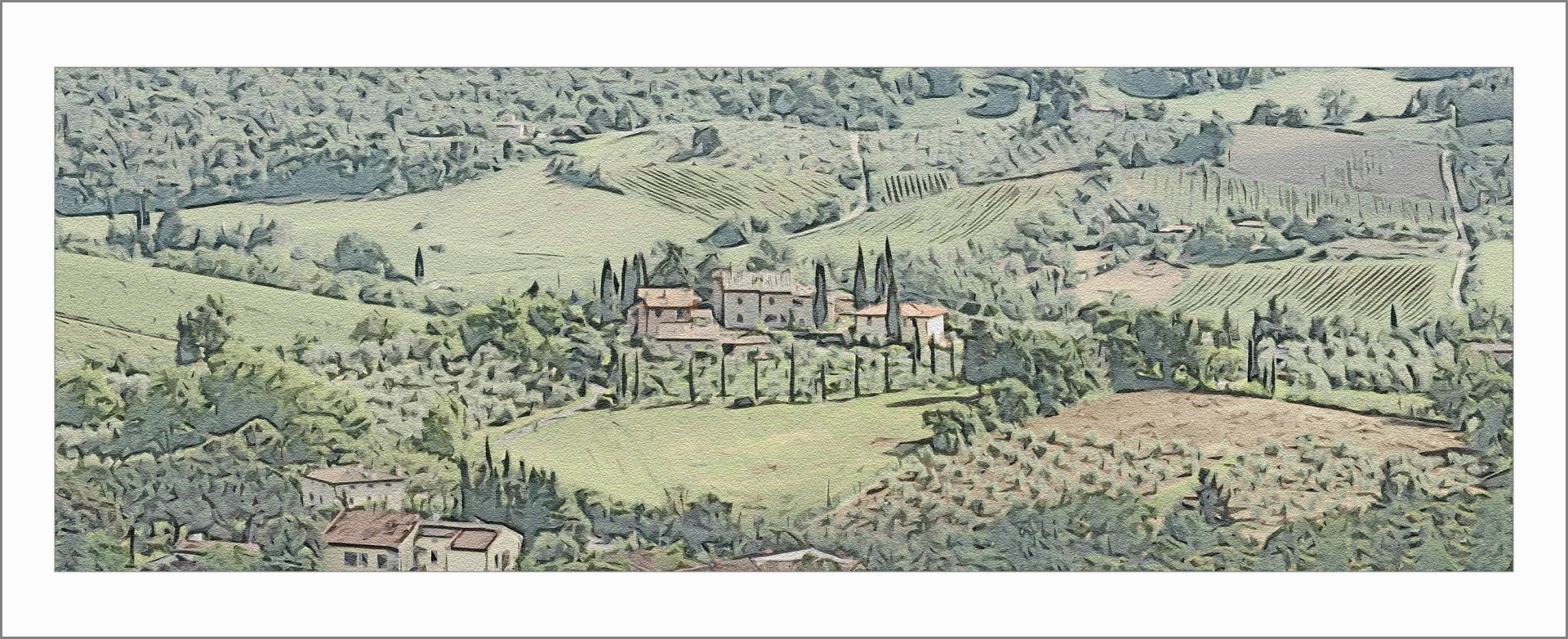 Landschaften der Toskana