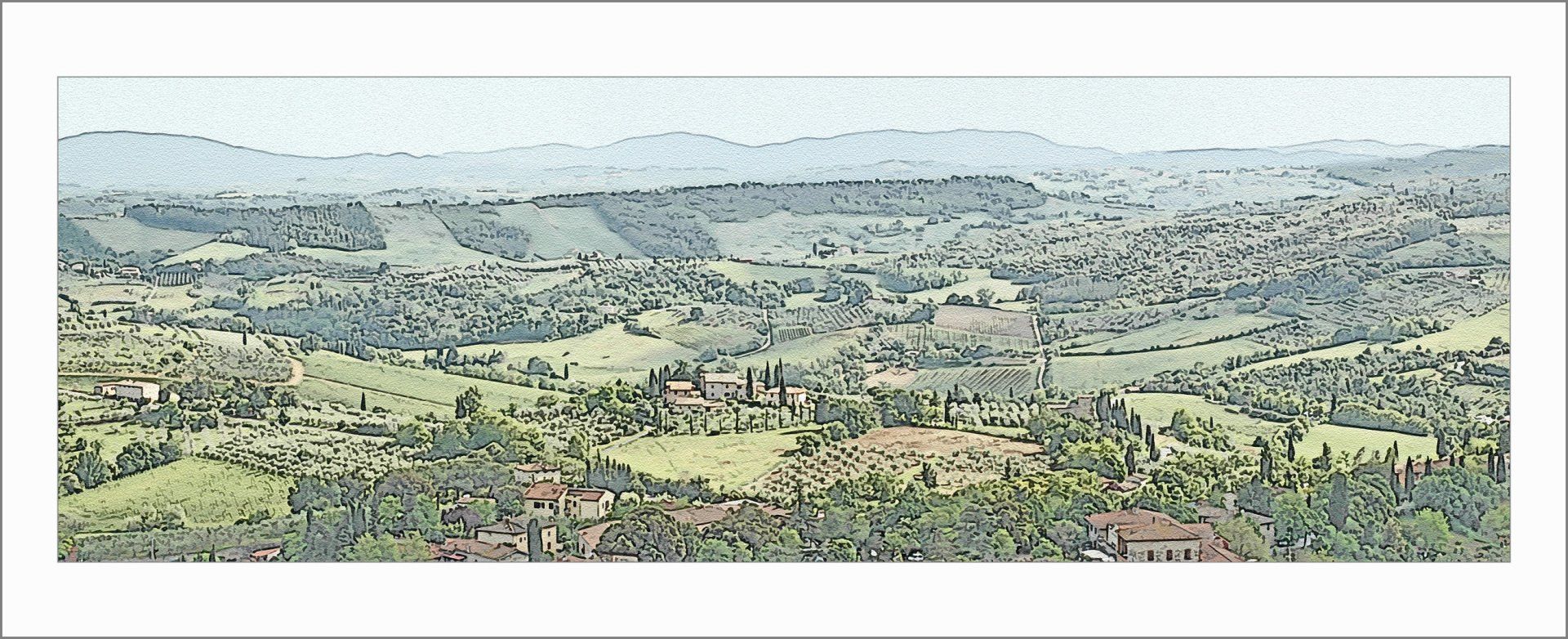 Landschaften der Toskana