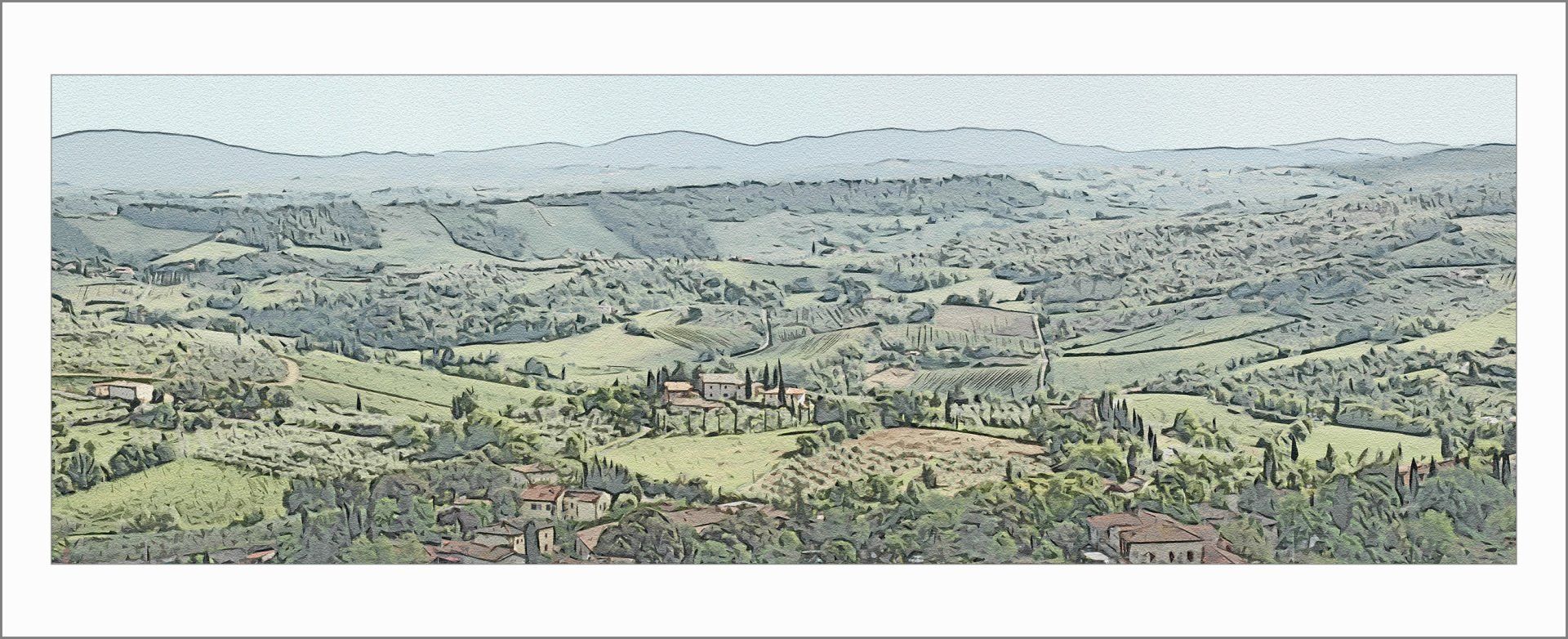 Landschaften der Toskana