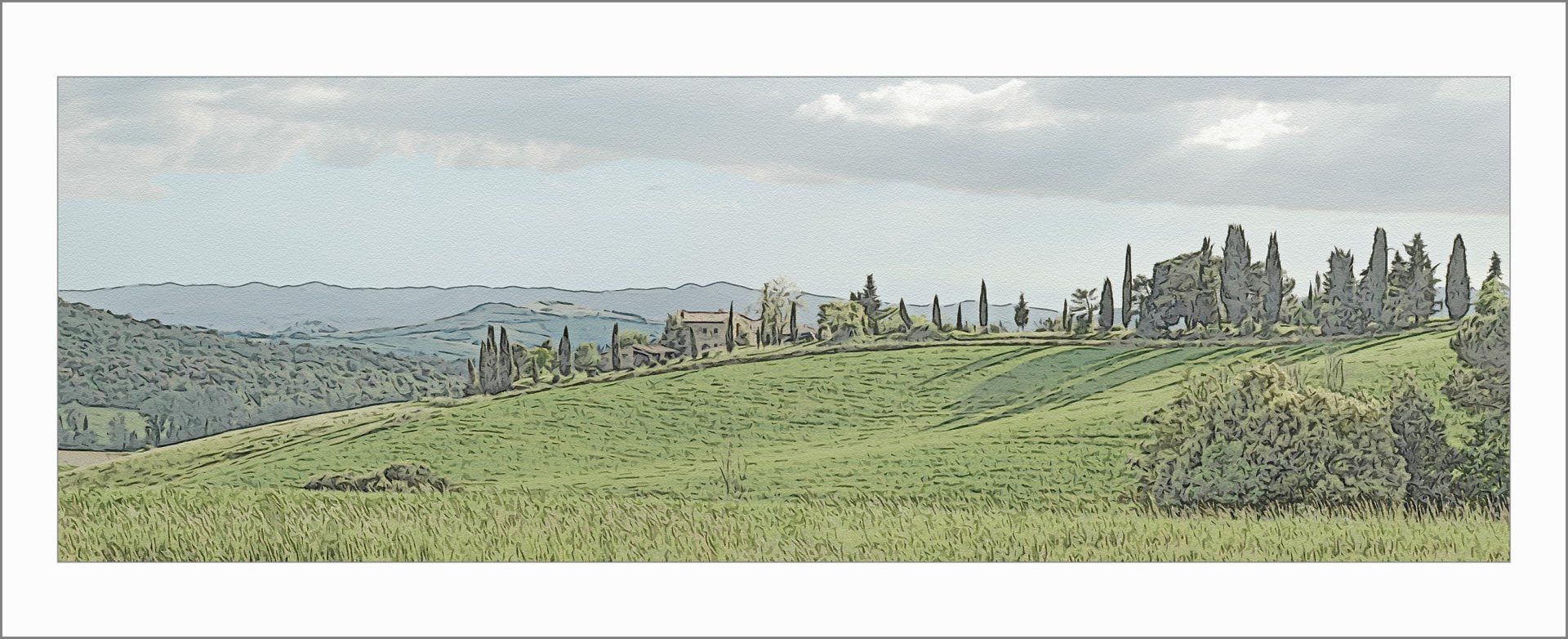 Landschaften der Toskana