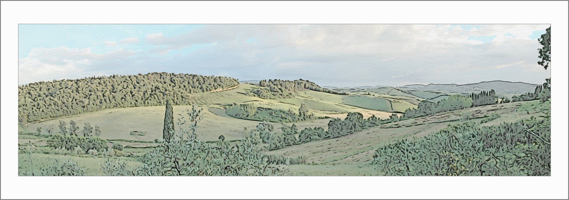 Landschaften der Toskana