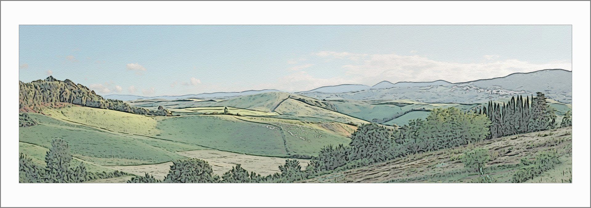 Landschaften der Toskana