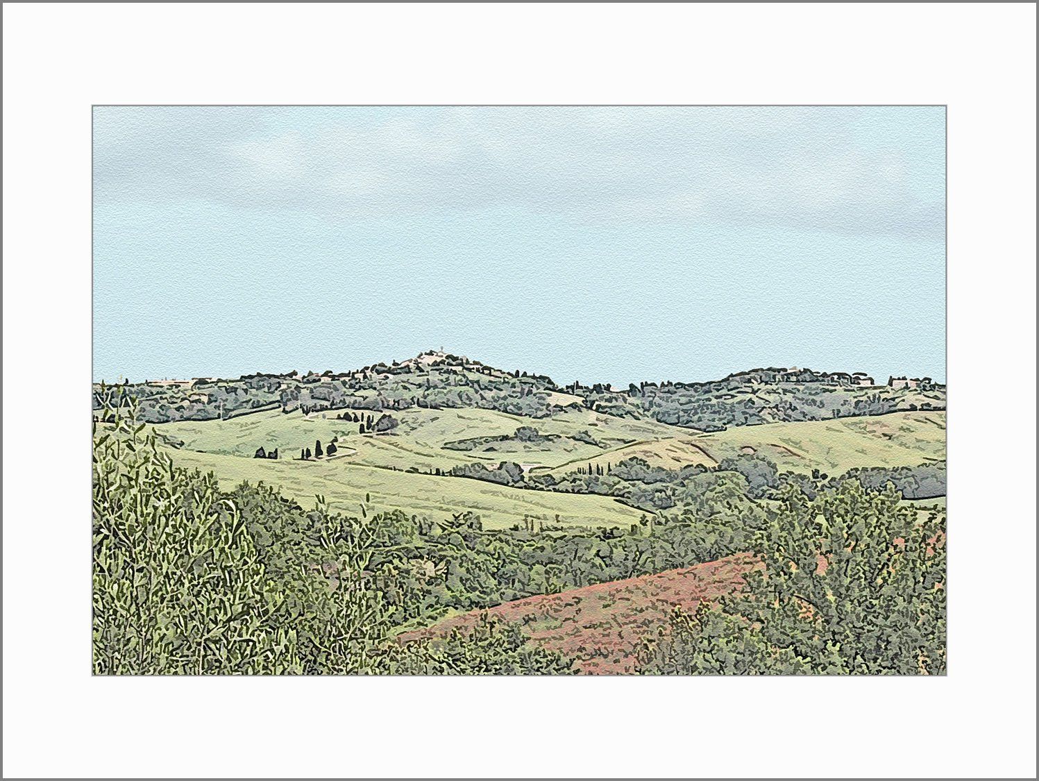 Landschaften der Toskana