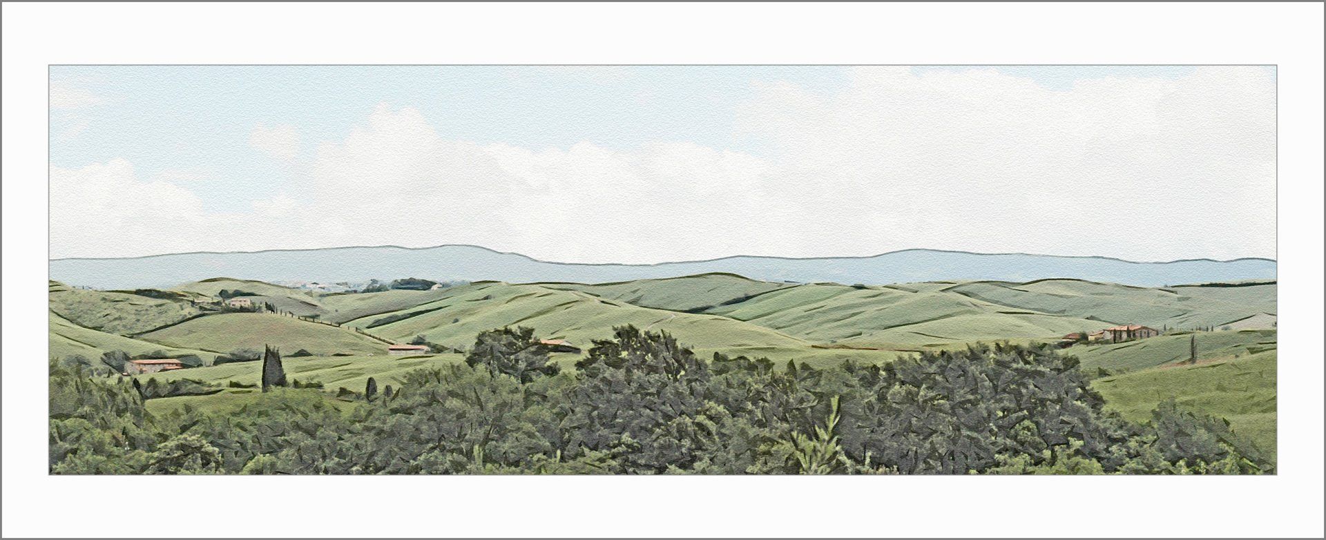 Landschaften der Toskana