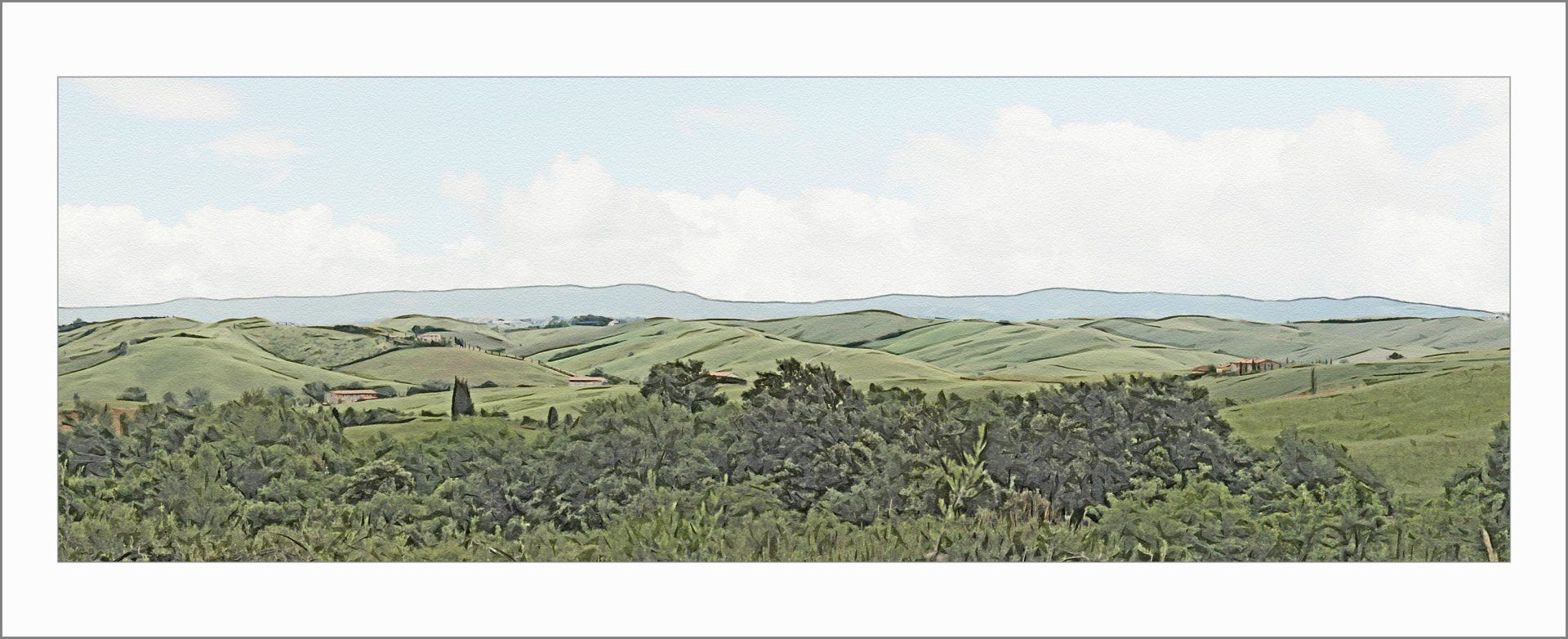 Landschaften der Toskana