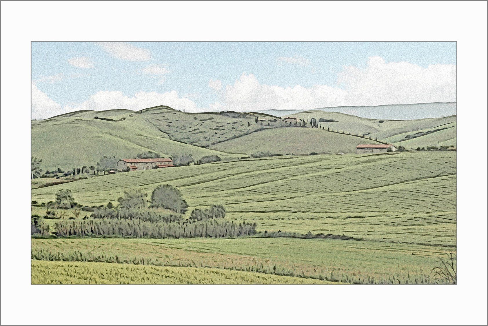 Landschaften der Toskana