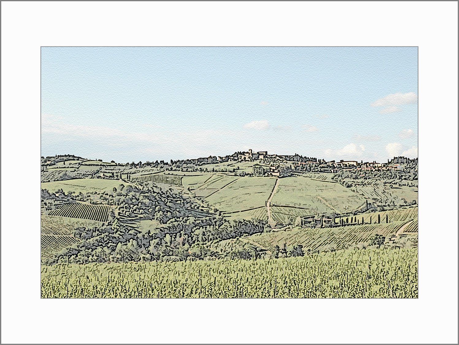 Landschaften der Toskana