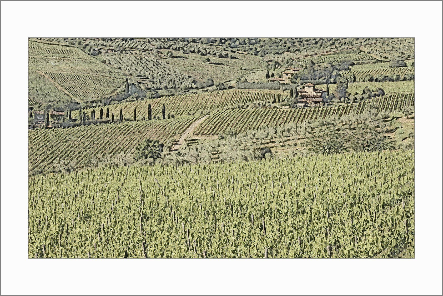 Landschaften der Toskana