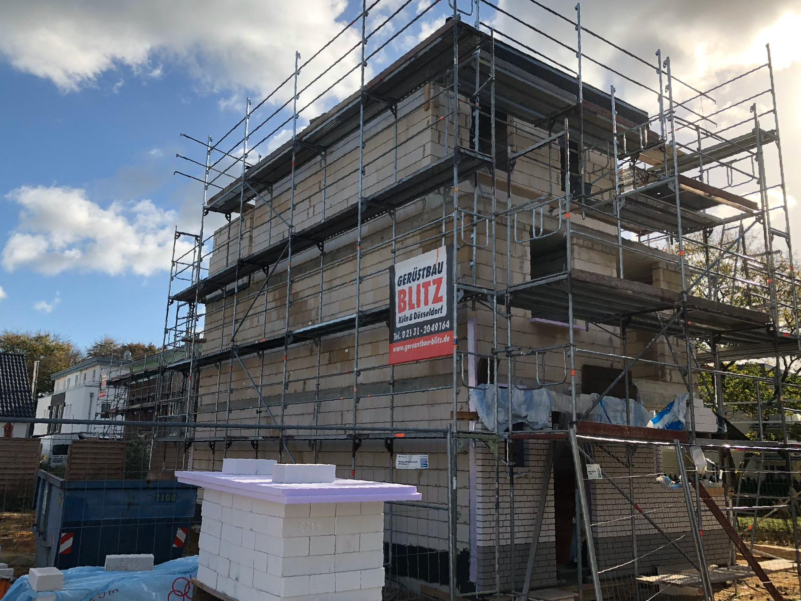 Baugerüste für Privat, Gewerbe, Handwerk, Städte, Gemeinden, Architekten