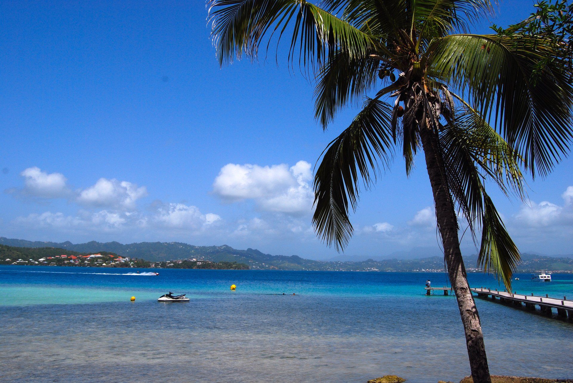 Fonds Blancs vor Le Francois in Martinique
