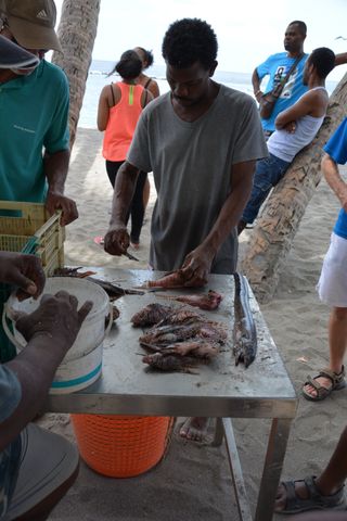 Fischfest in Le Carbet, Martinique