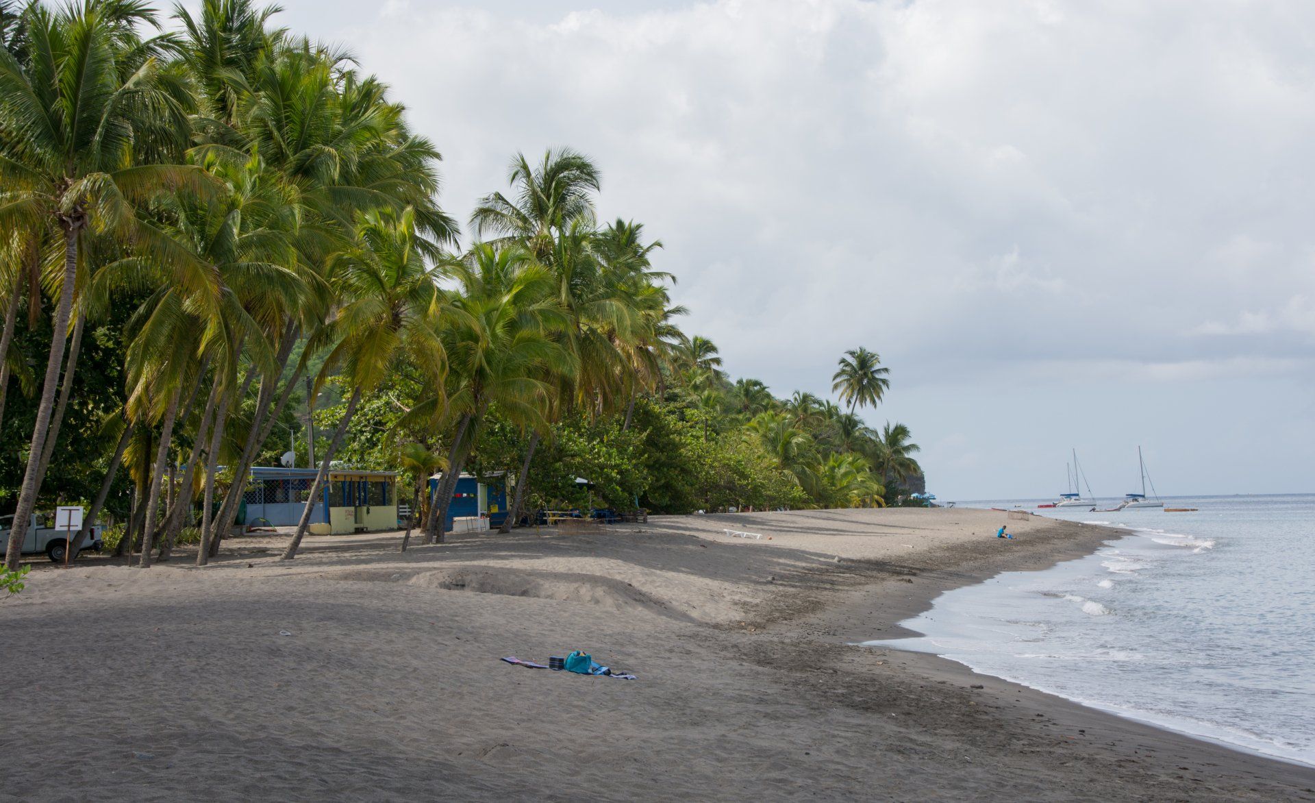 Strand in Le Carbet, Martinique