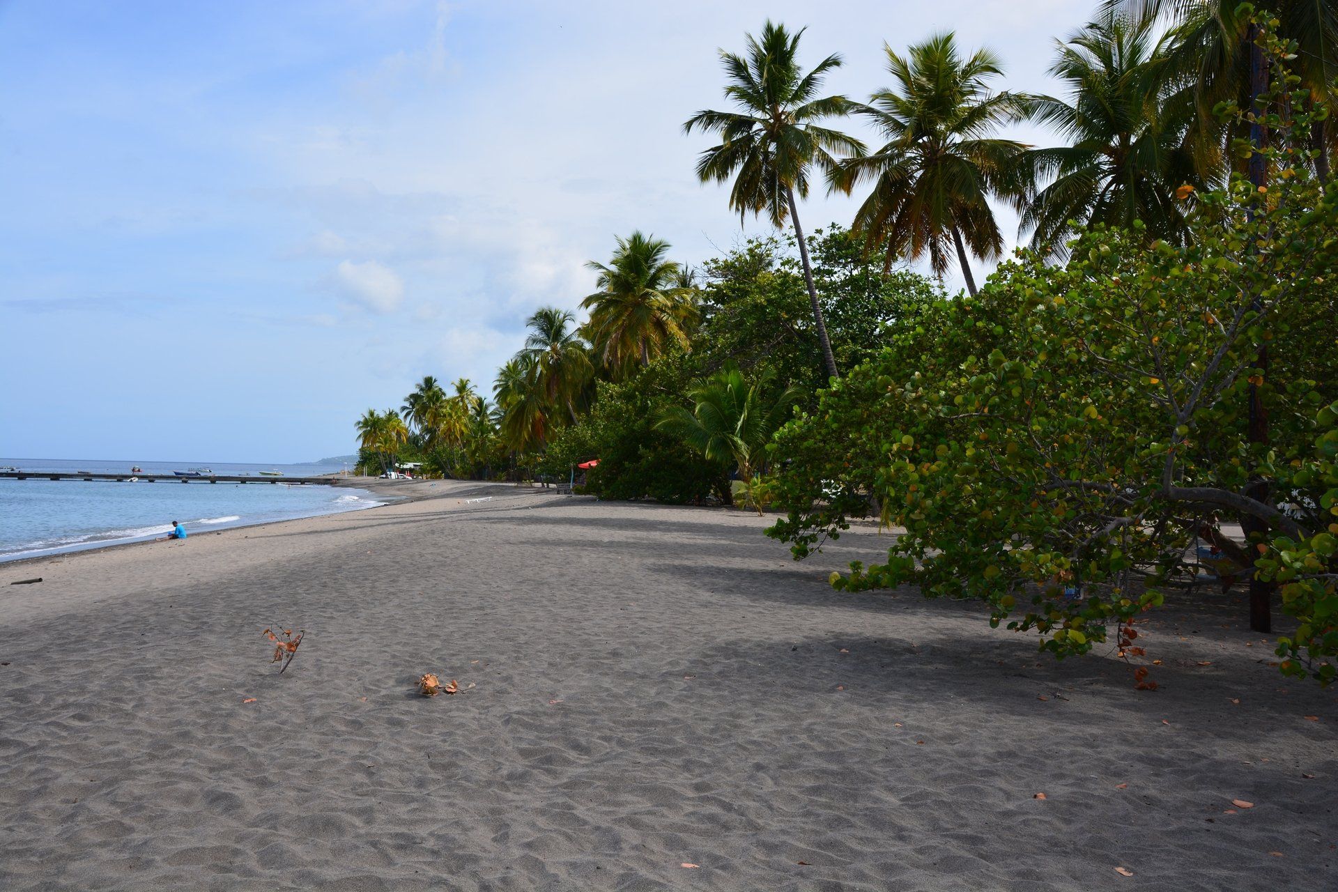 Strand in Le Carbet, Martinique