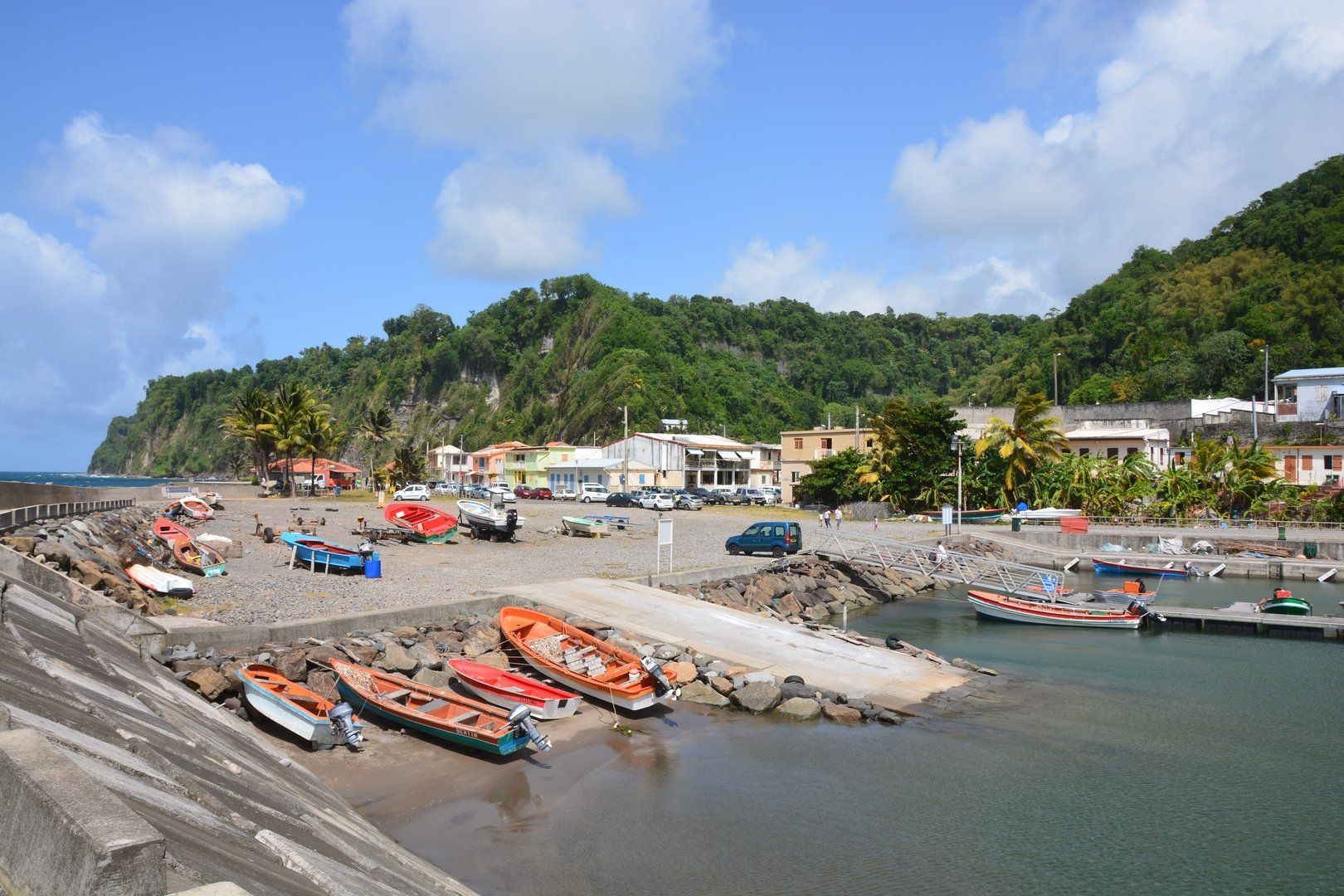 Hafen in Grand Riviere