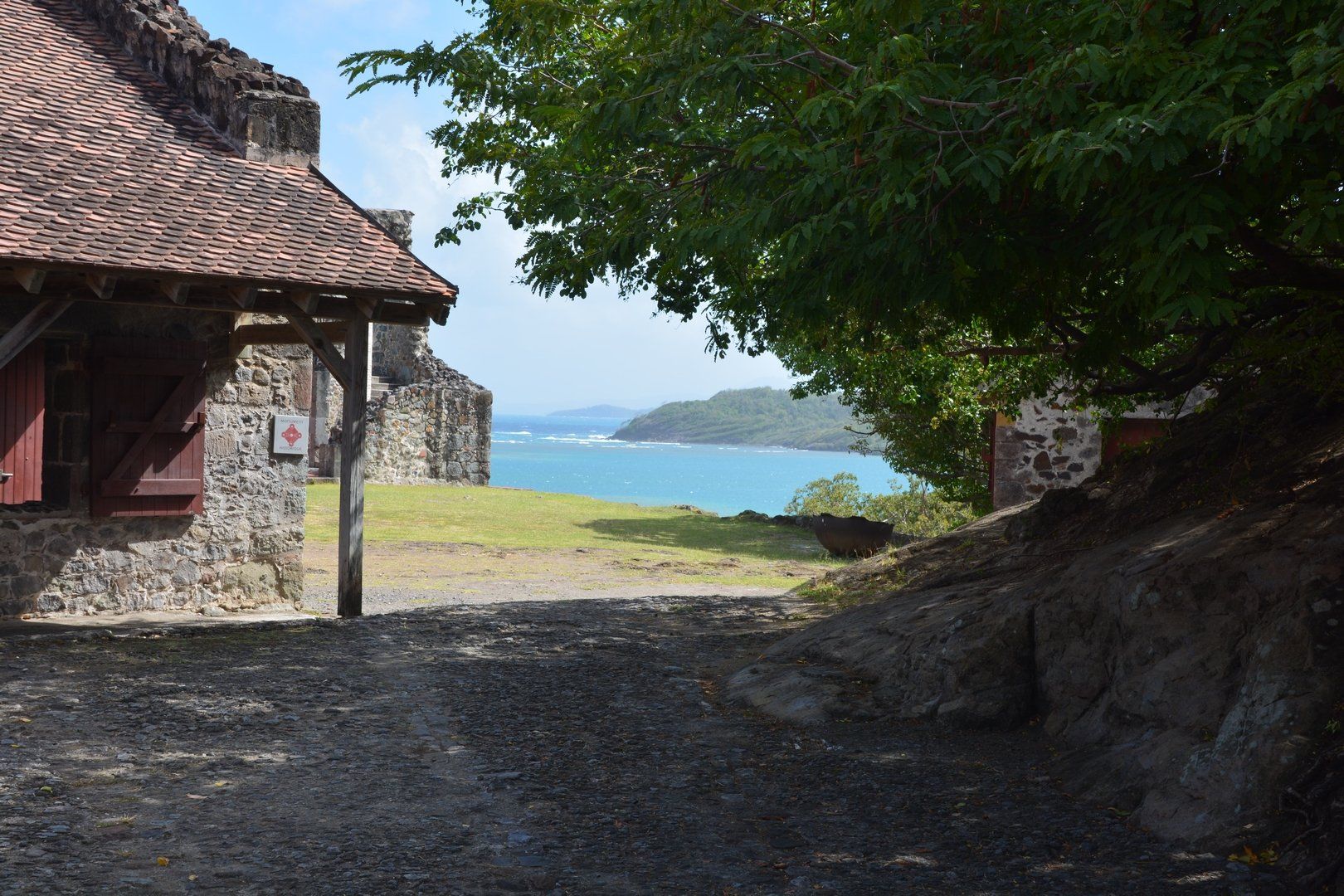 Überreste und Ruinen vom Chateau Dubuc Martinique