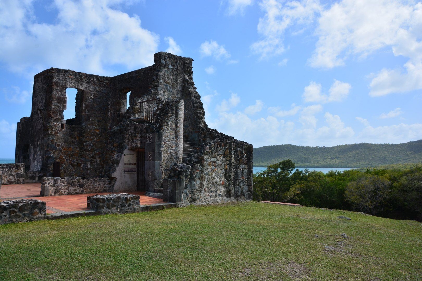 Überreste und Ruinen vom Chateau Dubuc Martinique